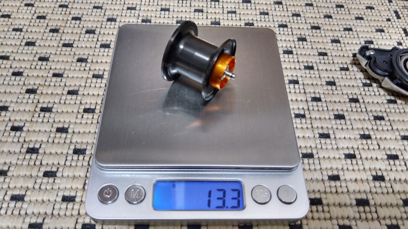 21ジリオンSV TWのスプール重量測定